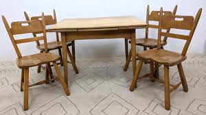 Cushman (7 pc) maple dining room set. Sold Price Cushman Maple Dining Set Table And 4 Chairs August 2 0120 10 00 Am Edt