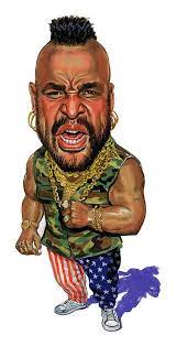 Mr T Art Print By Art In 2021 Celebrity Caricatures Caricature Funny Caricatures