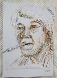 Many thanks to Penny, Emma and Swathi Eva Jo Joy for sitting yesterday 🤗  Love continuous line. (Eva's right eye had to be repaired a bit after the  session 😁)