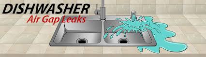 dishwasher air gap leaking? we've got