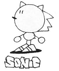 The Video Game Art Archive The Sketchy Renditions Of Sonic Tails And Sonic The Hedgehog Sonic Hedgehog