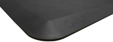 Standing desk mats are designed to reduce stress on your legs as you're working while standing. Orthomat Office Standing Desk Mat