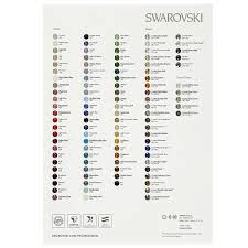 Swarovski Color Chart Round Stones And Fancy Stones En 2015