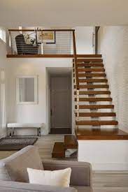 90 Degree Floating Stair Remodel Stair Remodel Staircase Design Floating Stairs