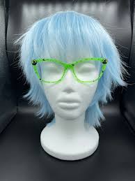 Oogie Boogie Inspired Glow in the Dark Magnetic Glasses Topper Frames for  Interchangeable Glasses Tops.