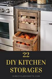 22 Diy Kitchen Storages In 2020 Diy Kitchen Storage Diy Kitchen Kitchen