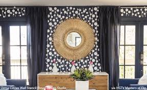 Carved wooden wall decor cole & grey wayfair north america $ 335.99. Tribal Inspired Geometric African Wall Stencil From Raven Lily Royal Design Studio Stencils