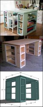 59 Ideas Craft Room Table Ideas Kitchen Islands Home Diy Craft Supply Storage Woodworking Projects Diy