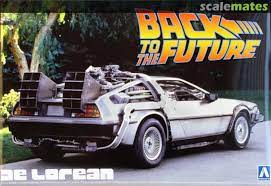 In the back to the future franchise, the delorean time machine is a time travel device made by retrofitting a dmc delorean vehicle with a flux capacitor. Back To The Future Delorean Aoshima 011850 2014