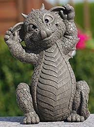 Gartendrache Schneidet Grimasse Garten Figur Drache Lustig Amazon De Garten Figur Bilder Drachen