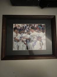 MLB AUTOGRAPHED 8x10 PHOTO SIGNED BY 7 STARS INCLUDING BO JACKSON ROYALS  FRAMED | eBay