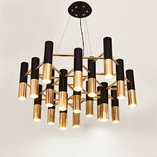Modern black and gold triple chandelier is a unique design piece handmade and handcrafted with sustainable materials. Buy Black And Gold Modern Chandelier With A Reserve Price Up To 64 Off