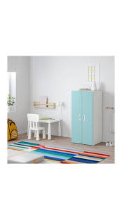 They may be small now, but children grow up fast! Kids Wardrobe Ikea Blue White 192 Cm Height Babies Kids Baby Nursery Kids Furniture Kids Wardrobes Storage On Carousell