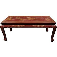 Shop coffee tables at target. Oriental Furniture Claw Foot Coffee Table Red Landscape Buy Online In United Arab Emirates At Desertcart Ae Productid 41212281