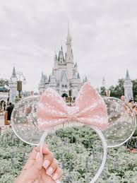 Translucent Disney Minnie Mouse Ears With Sequin Bow Candy Confetti Disney Minnie Mouse Ears Disney Mouse Disney Aesthetic