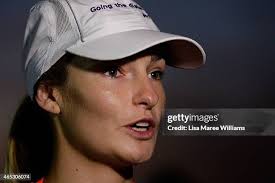 Margie Abbott and Bridget Abbott speak with the media prior to taking...  News Photo