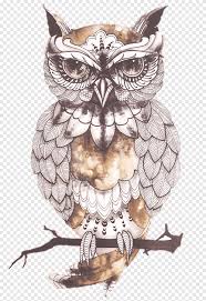 Tidak ada tanda khusus, hanya tato saja. Blue Owl Tattoo Flash Artis Tato Burung Hantu Biru Hewan Png Pngegg
