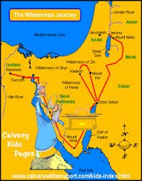 The Wilderness Journey Bible Lessons Sunday School Classroom Bible Mapping