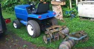 Ford Lawn Tractor Disc Harrows Disking With The Garden Tractor - Garden Tractor Implement Garden Tractor Tractors Garden Tractor Attachments