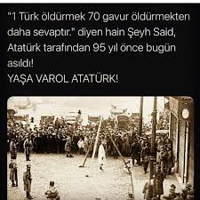 Şeyh sait i̇syanı, bu isyan, din işlerinin dünya işlerinden ayrılmasını tasvip etmeme amacında olanlar tarafından inkılâba karşı yapılmış bir isyandı. Istiklal Harbinde Serdar Ates Makale Siir Yazi Yorum Facebook