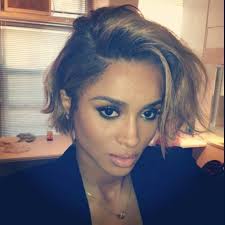 An intense look for women with red hair. Ciara Short Hair Ombre Ciara Short Hair Ciara Hair Short Hair Styles