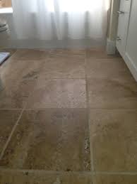 Bathroom Floor 16x16 Tile Tumbled Picasso Travertine Chiseled Brushed Flooring Bathroom Flooring Kitchen Inspirations