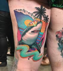 The 80 S Party In Tattoos By Leisure Bandit Traditional Tattoo New School Tattoo Tattoos
