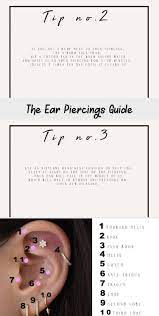 The Ear Piercings Guide Piercing Maria Tash Piercings Piercingnose Piercingbellybutton Piercingvideos Pierci Ear Piercing Guide Ear Piercings Piercing