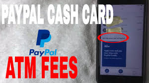 Facebook is showing information to help you better understand the purpose of a page. Paypal Cash Card Atm Fees Youtube