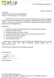 Fresh graduate jumlah posisi : Info Lowongan Pekerjaan Di Pt Atop Indonesia Technologies