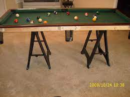 With added bumpers located on the table and the ability to hit lots of angle shots, it will improve your. Small Pool Table 12 Steps Instructables