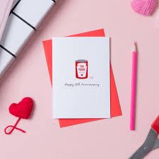 Many bike frames are made of aluminum, so take advantage of your tenth anniversary to. Tenth Anniversary Card Tin By Miss Shelly Designs Notonthehighstreet Com