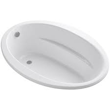 Check spelling or type a new query. Kohler K 1163 0 White Sunward Collection 60 Drop In Soaking Bath Tub With Reversible Drain