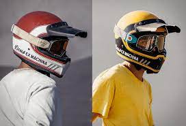 deus django vintage mx helmet カスタムヘルメット ストリートバイク カフェレーサーバイク