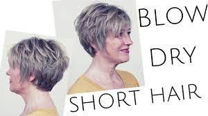 How to dry hair without hairdryer: Textured Blow Dry For Short Hair Learn How To Blow Dry Like A Pro Hairstylist Youtube
