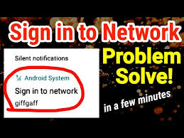 How To Fix Sign In To Network Problem In Android Mobile Paano Ayusin Ang Sign In To Network دیدئو Dideo