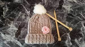 Maybe you would like to learn more about one of these? Diy Knit Chunky Hat Fast Easy Youtube