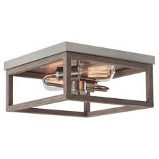 Farmhouse Flush Mount Lights Lighting The Home Depot