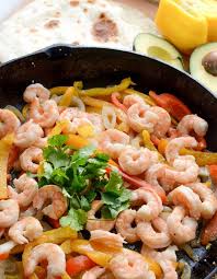 Simple Shrimp Fajitas Recipe Shrimp Fajitas Fajitas Vegetarian Recipes Healthy