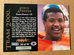 STEVE ATWATER 1992 Pinnacle TEAM 2000 #16