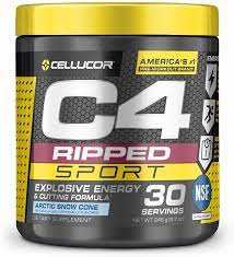 Find quality health products to add to your shopping list or . Amazon Com C4 Ripped Sport Pre Workout Powder Arctic Snow Cone Nsf Certified For Sport Sugar Free Preworkout Energy Supplement For Men Women 135mg Caffeine Weight Loss 30 Servings Everything Else