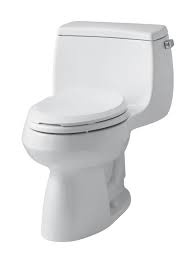 Kohler K 3615 Ra Gabrielle Comfort Height One Piece Compact Elongated 1 28 Toilet For Small Bathroom Toilet Shower Design