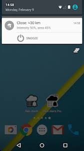 Rain alarm pro this weather app alerts you when rain is approaching. Rain Alarm Pro This Weather App Warns You When Rain Is Currently Nearing Android Weather Apps