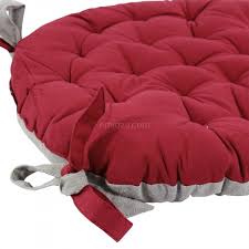 Trova cuscini rotondi attraverso idee e ispirazione! Set Di 2 Cuscini Per Sedia Rotondi Valayans Rosso Tessuto Decorativo Eminza