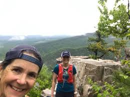 After a short afternoon hike up the Turk Mountain Trail in SNP, we  completed the day with an evening hike to Calvary and Chimney Rocks