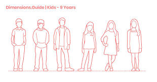9 Year Old Children Dimensions Drawings Dimensions Guide Body Drawing Tutorial Posture Drawing Human Body Drawing