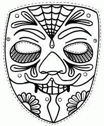 These funny coloring pages with animals, fruits and vegetables will help your children to memorize numbers from 1 to 5 easily. Printable Tiki Mask Coloring Pages Coloring Home