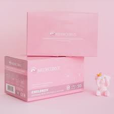 Black pink disposable face masks genuine mask medical surgical (3 ply not 2 ply). Medicurve Your Protection Our Priority