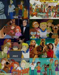 Scooby Doo Ao Longo Dos Anos 3 Scooby Doo Movie Scooby Doo Memes Scooby Doo Mystery Incorporated