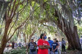 Simons island—and the mainland city of brunswick. In Ahmaud Arbery S Hometown Pain Anger And Pride In A Shared Racial History The New York Times